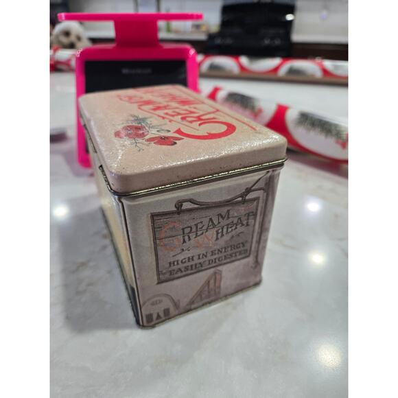 Vintage 1994 Nabisco Bristol Ware Tin Metal Cream of Wheat 5.5" x 3.75" x 3.25" - Picture 6 of 8